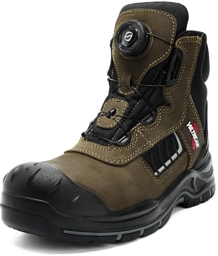 VULTREAK S3 SRC HRO Uomo Stivali da lavoro con punta composita, Scarpe da Lavoro con Punta in Acciaio 37-47 EU