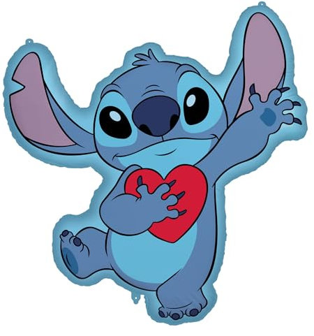 Globo de papel de aluminio * LILO & STITCH * como decoración para cumpleaños y fiesta temática | globo para aire y helio, 75 x 86 cm | globos para cumpleaños infantiles