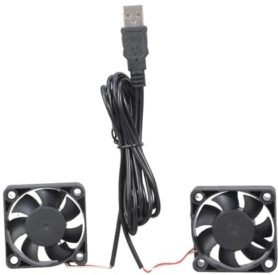 DEKKRYNFV 5 V USB 5015 Elektronikkühlungslüfter Mit Verlängerter 50 X 50 X 15 Mm 5164 RPM Für PCSNETWORK Geräte 93cm Kabel USB Computerkühlungslüfter