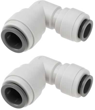 LT Easiyl 2pcs 12mm to 10mm Cold Water Inlet Connection Connector for Caravan Motorhome