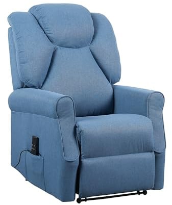 POLTRONE ITALIA - Angela2 Fernsehsessel mit elektrischer Aufstehhilfe 2 Motoren mit Rollensystem und Zero-Gravity-Funktion Motorsessel Seniorensessel Relaxsessel Medizinprodukt der Klasse I