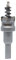 Starrett Tungsten Carbide Tipped Hole Saw - SM24 Sheet Metal Cutter With Arbor & Pilot Drill Bit - For Drilling Stainless Steel Aluminum Alloy - 24 mm