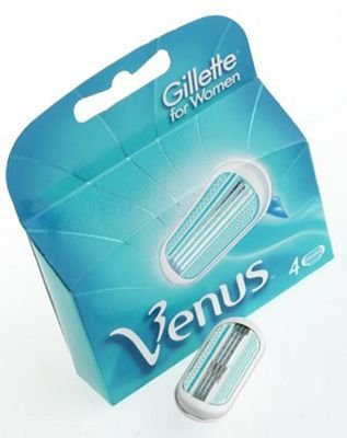 Gillette Venus Original Lot de 4 recharges de lames de rasoir