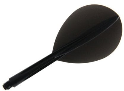 Condor Darts Flight Plain Black Teardrop M
