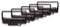 vhbw 5x Farbband Schriftband kompatibel mit Epson M 188 D, ERC 34, ERC 30, ERC 38, M 188 A, M 188 B Nadeldrucker, Bondrucker - Schwarz