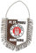 FC St. Pauli Auto Wimpel Logo Banner, Autobanner, Autowimpel - Plus Aufkleber Fans gegen Rechts