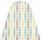 Encasa Homes di ricambio Copri asse da stiro con imbottitura in feltro da 3 mm, coulisse di serraggio (si adatta a schede Medium di 125 x 39 cm) riflettente al calore, stampato - Multifreccia