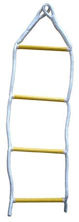 Escalera de Cuerda para Barco de Cuatro peldaños - Escalera náutica para embarcaciones -Todoneumaticas