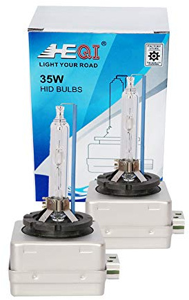 HEQI Auto D3S Xenon HID Headlights Bulb - 8000K 35W Replacement Lights