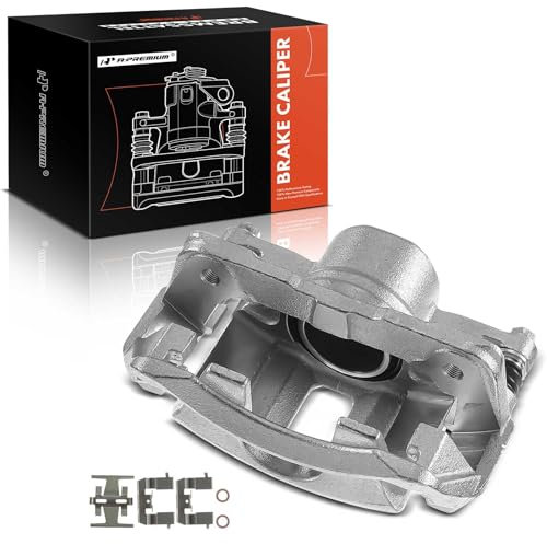 A-Premium Disc Brake Caliper Assembly with Bracket Compatible with Select Isuzu, Acura and Honda Models - CL 1997-1999, Integra/CR-V 1997-2001, Accord 91-97, TL, Odyssey, Prelude, Oasis - Front Driver