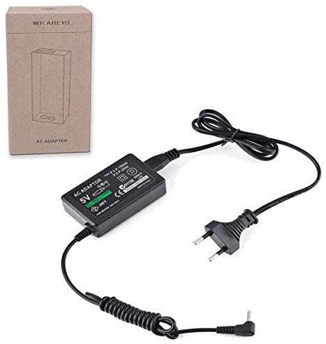 WICAREYO Netzteil für PSP 1000 2000 3000, Netzteil AC Adapter für PSP 1000 2000 3000, EU Stecker