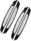 WeFoonLo 4 Pezzi Nero in Fibra di Carbonio Auto Car Door Bump Protector Sticker per Auto SUV Pickup Truck (Bianca)