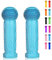 OTFAITP Roller Griff Lenker 1-Paar Fahrrad Griff Fit für 2-3-4 Räder Kid Kick Roller,Kinder Fahrrad,Drifting Roller,Schaukel Roller (Hellblau)