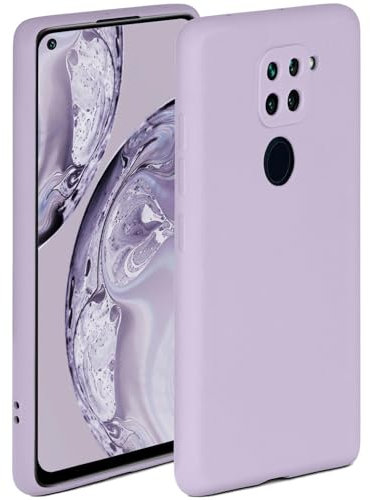 ONEFLOW Soft Case für Redmi Note 9 Hülle aus Silikon mit Kameraschutz, Silikonhülle mit erhöhtem Schutz fürs Display, Backcover Schutzhülle, weiche Handyhülle, Flieder