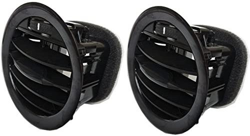 VHEUHZ 2x Interno Bocchetta Griglia Sfiato Aria Nero 13417363 Compatibile con Vauxhall Opel CORSA D ADAM MK3