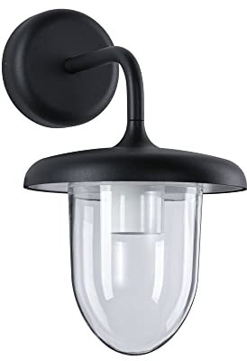 Paulmann 94757 Außenleuchte Wandleuchte Vintario seewasserresistent IP44 rund 180x250mm max. 20W 230V Anthrazit Aluminium Ohne Leuchtmittel E27