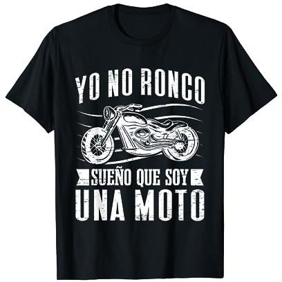 Moto Regalos Motero Motoristas Sueño Con Moto Camiseta