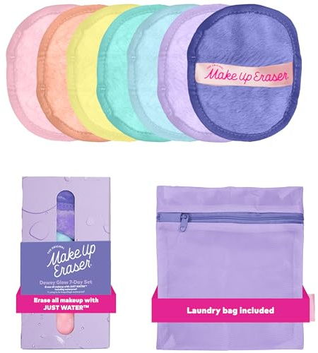 MakeUp Eraser, 7-Day Set, Erase All Makeup With Just Water, Including Waterproof Mascara, Foundation, Lipstick, and More!