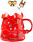 STETHI Weihnachtstasse Kaffeebecher Weihnachtsbecher Porzellan Schneemann Santa Claus Wasserbecher Kaffeetasse Keramik Weihnachtsmotive Weihnachtsdekor Geschenk & Geschenkidee (C)
