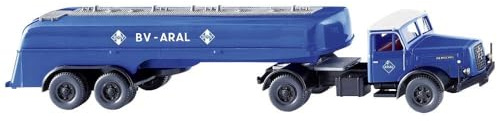 Wiking 0806 97 H0 LKW Modell Henschel Tanksattelzug Aral