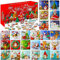 Adventskalender 2025 Weihnachts Puzzles - 24 Tage Weihnachts Countdown 24 Stück Adventskalender für Kinder Lustiger Strumpffüller - Weihnachts Countdown Geschenk für Jungen & Mädchen Interaktives