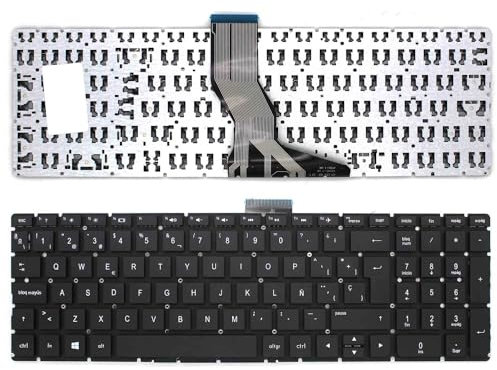 PORTATIL MOVIL - Teclado Compatible con HP 15Q-BD 17G-BR 250 G6 255 G6 (Intro Grande)