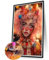 BIOSA 5D-Diamantgemälde zum Selbermachen, runder Bohrer, Clown-Set, Heimdekoration, Kunsthandwerk, 40 x 60 cm