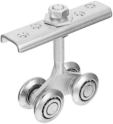 jojofuny Industrial Door Hanging Wheel Rustic Sliding Door Track Roller Replacement