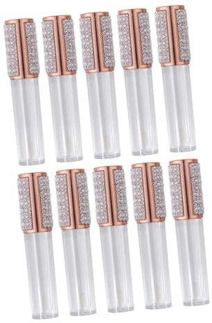 DOITOOL 10stücke Nachfüllbare Leere Lip Gloss Röhrchen Für Transparente Glasbehälter Für Lippenpflege Kosmetik Und Lippenöl Praktisch Und Tragbar