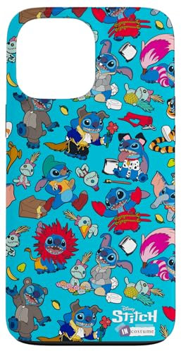 iPhone 13 Pro Max Disney 100 Stitch in Costume Disney Characters and Scrump Case