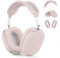 Custodia in silicone per AirPods Max, con cuscinetti auricolari, copertura per cuffie AirPods Max, antigraffio, in morbido silicone per Apple AirPods Max (avorio)