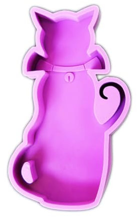 CASNO Moule en silicone, moule à gâteau en silicone en forme de chat, moule en silicone pour décoration de figurines