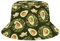 Anglerhut Hut Avocado 14 Bucket Hat Reversible Strandhut Weich Freizeithut Für Jugendliche, Damen, Herren