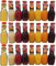 24 Flaschen a 200ml Granini Saft Mix aus 8 Sorten MEHRWEG Pfand Glas Flaschen Mischung Trinkgenuss von Onlineshop Bormann + Space Keks gratis a 45g