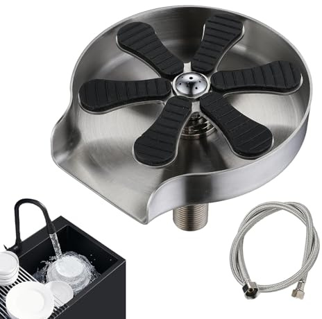 Lavavajillas de para el fregadero de la cocina, lavaplatos de vidrio para el fregadero de la cocina | Lavavajillas de giratorio - Lavavajillas de automático para fregadero de | el fregadero de la cocina | Lavavajillas de giratorio - Lavavajillas de automático para fregadero de