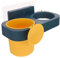 WOONEKY Estante De Secador De Pelo Organizador De Baño Soporte Para Herramientas Práctico y Elegante Gran Capacidad