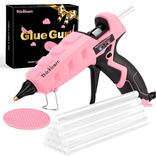 THINKLEARN Hot Glue Gun, 60/100W Dual Power Glue Gun