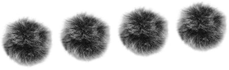 TOYANDONA 4pcs Protective Microphone Cover Windscreen Muff Windproof for Outdoor Film Recording