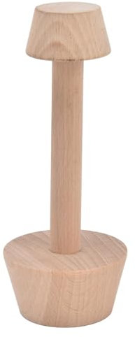 Nikou Tart Tamper Set Tart Shaper, Dual-Sided Dough Crust Tamper Wooden Egg Tart Mold, Mini Pie Maker for DIY Egg Tarts Muffins Pecan Pies Cheesecakes Desserts