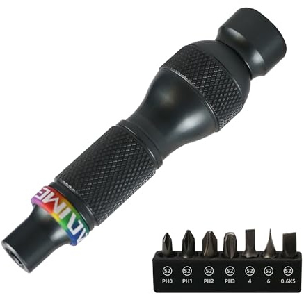 7-in-1 Magnetischer Schraubendreher Satz | Mini Handwerkzeug Set mit PH0/PH1/PH2/PH3 Bits | Rutschfester Griff | Kompakt & Tragbar