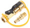 JEWEDECO 1/4 Adapter Für Schnellkupplung Robuster Gasrohrverbinder Für Effektive Gasleitungen Und Schnellregulierungen