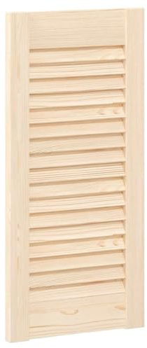 vidaXL Schranktür Lamellen-Design 61,5x29,5 cm Massivholz Kiefer