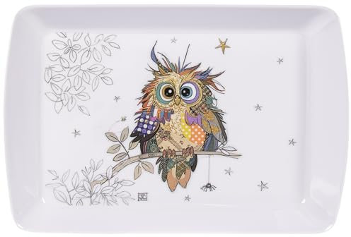 Lesser & Pavey Bug Art Otto Plateau de Service pour Plats de Service | Plateaux de Service pour Accessoires de Cuisine | Joli Plateau de Service pour Servir des Aliments et Plateaux à thé pour Servir