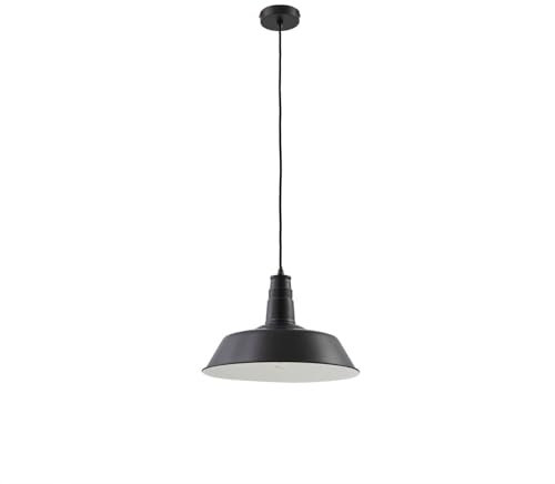 Lindby Pendelleuchte Laylan (Modern) in Schwarz aus Metall (1 flammig, E27) - Deckenlampe Esstischlampe Hängelampe Hängeleuchte Wohnzimmerleuchte