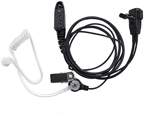 Agwuoetr Luft HöRmuschel Headset Mikrofon für GP328Plus GP344 GP388 GP328-Plus F22 F25 W5