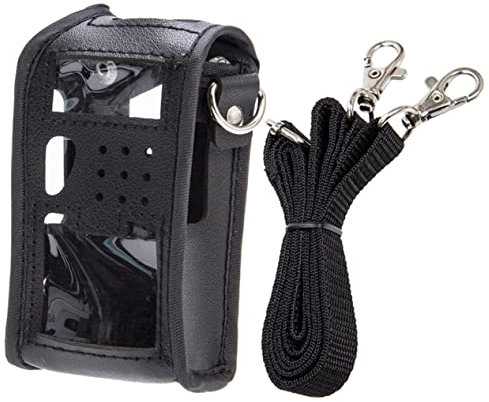 Vaguelly Leather Case Radio Holder Pouch for Compatible Used for Outdoor Hiking