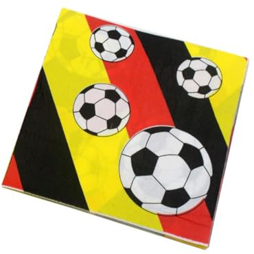 Mikinona Fußball Bedruckte Serviette Bunte Papierservietten Für Partys Fußball-wm Und Veranstaltungen Verarbeitet