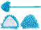 Mini Mop, 180° Rotatable Triangle Mop with Telescopic Handle, Wall Cleaner with 2 Replacement Heads for Bathroom Shower Floor Wall