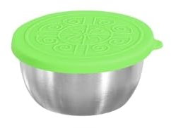 Lot de 6 mini pots à sauce avec couvercles, 50 ml, en acier inoxydable, récipient vinaigrette avec couvercles en silicone, petit récipient à vinaigrette
