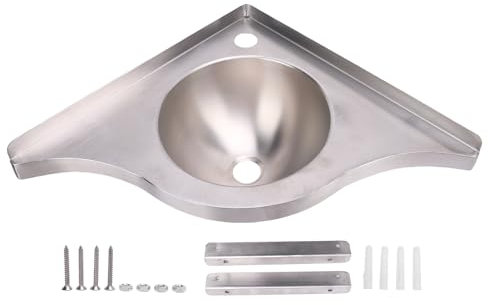 Fregadero de Esquina de Acero Inoxidable 304 Tailero a Prueba de Scrac